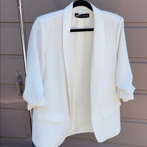 ZARA Womens white blazer